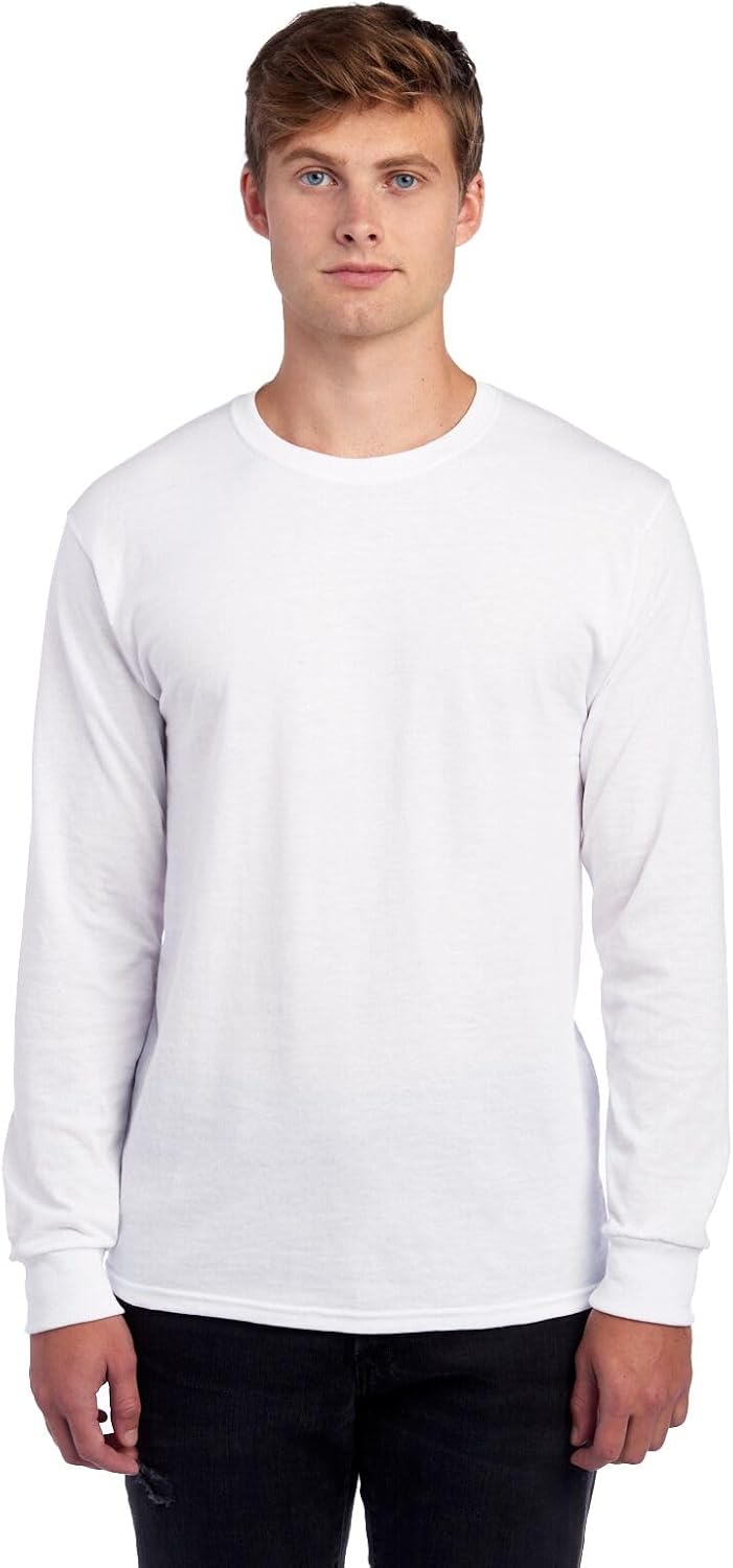 Jerzees Men's Dri-Power Long Sleeve Tee with Moisture Wicking, Odor Pr