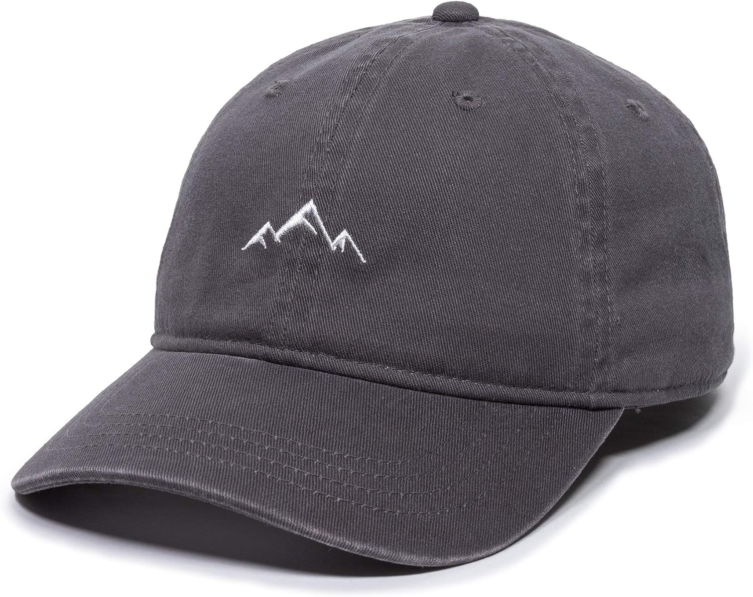 Unstructured Soft Cotton Mountain Dad Hat for Adult Outdoor Adventures