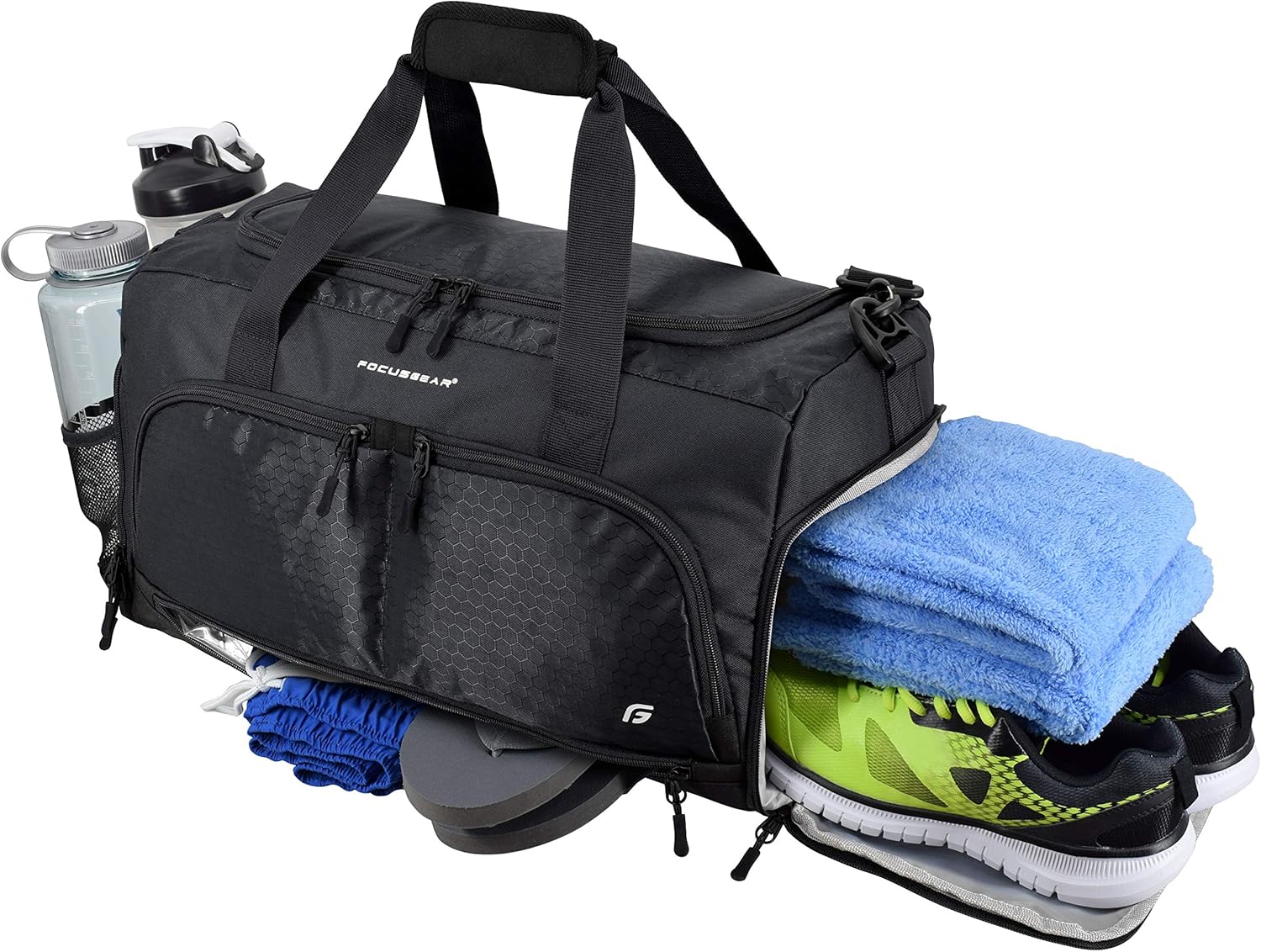 Ultimate Gym Bag 2.0 with 10 Compartments – Water Resistant Crowdsourc