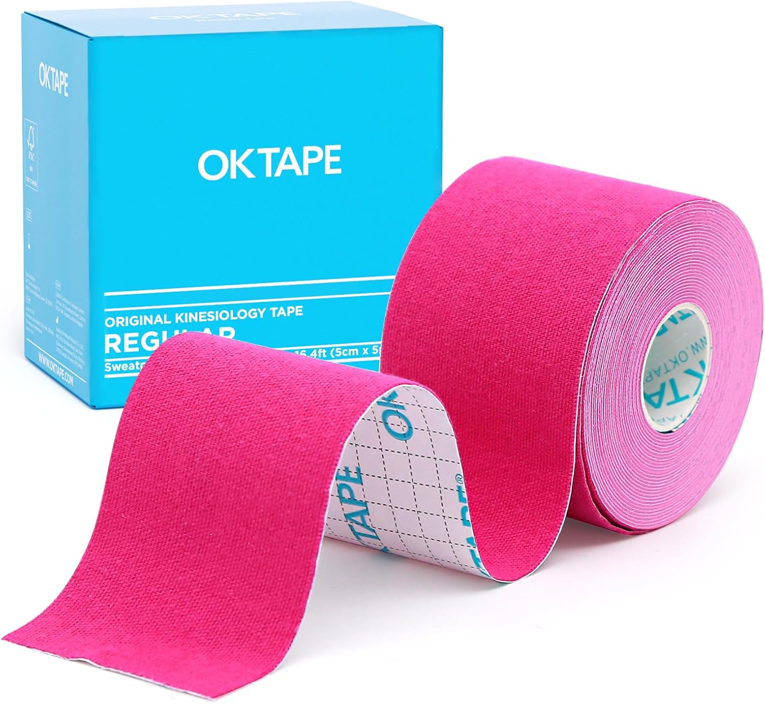 OK TAPE Kinesiology Tape, Regular Original Cotton Elastic Athletic Tap