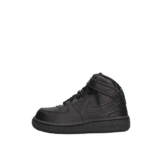 Nike Kids’s NIKE FORCE 1 MID (TD) INFANT SHOES 5 (BLACK/BLACK)