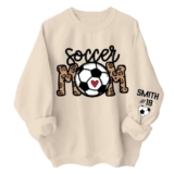 Custom Soccer Mom Shirt, Soccer Mom Sweatshirt, Sport Shirts for Women, Gifts for Sport Lovers – A8