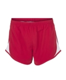 boxercraft Sport Short for Women, Red/White-XL