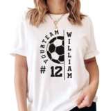 Custom Soccer Mom Shirt, Soccer Mom Sweatshirt, Sport Shirts for Women, Gifts for Sport Lovers – A10