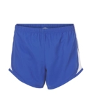 boxercraft Sport Short for Women, Royal/White-L