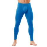 WINTOFW Mens Thermal Underwear Bottoms Activewear Leggings Long Underpants Activewear Yoga Pants Vivid Blue