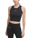 DKNY Womens Activewear Cropped Tank Top