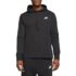 Nike Men’s Sportswear Club Jersey Pullover Hoodie, Fleece Hoodies for Men, Charcoal Heather/White, M