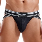 JOCKMAIL Men Jockstrap Underwear Athletic Supporter Jockstrap Low Rise Men Briefs Jockstrap Sport Underwear Men Sport Underwear Black