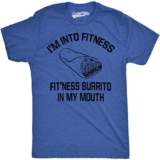 Mens Fitness Burrito Funny Gym T Shirt Sarcasm Hilarious Workout Novelty Tees Funny T Shirts Cinco De Mayo Apparel for Men Cool Fitness Short Sleeve Royal 3XL