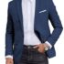 Men’s Sport Coats Blazers for Men Slim Fit Suit Jacket for Men Two Button White Sport Coat for Wedding Casual XXXL