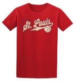 J2 Sport St. Louis Baseball T-Shirt – Men & Women Short Sleeve Sport Shirt