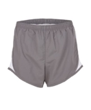 boxercraft Sport Short for Women, Grey/White-XXS