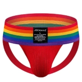 JOCKMAIL Mens Briefs Jockstrap Athletic Supporter Men Jockstrap Rainbow Men Sport Underwear Jockstrap for Gym Sport