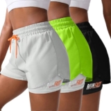 YOAKUKA Women’s 2 in 1 Workout Shorts 3 Piece Gym Workout Yoga Running Biker Tennis Skirts Clothes Summer