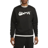 Nike Air Swoosh Fleece Crewneck Sweatshirt Mens Size-L Black