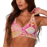 LiCi Fit Activewear Sports Bra – Stylish Support for Yoga, Gym, and Everyday Activewear (US, Alpha, Small, Regular, Regular, Pink Lemonade)