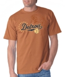 J2 Sport Unisex Retro Detroit Tiger Baseball T-Shirt – Men & Women Sport Shirt