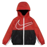 Nike Baby Boy’s Fleece Lined Windbreaker Jacket (Toddler) University Red 4 Toddler