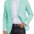 Dusty Blue Blazer for Men Western Sport Coats for Men Dusty Blue Casual Men’s Blazer Jacket Slim Fit Sport Coats for Men Wedding Prom