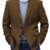 HUUTOE Corduroy Jacket Men Blazer Purple Mens Corduroy Sport Coat Mens Blazers and Sport Coats New Year Jacket Men 2025
