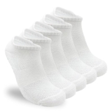 Hycome 5Pairs Men Women Sport Running Ankle Socks with Cushion Low Cut Athletic Sport Socks