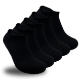 Hycome 5Pairs Men Women Sport Running Ankle Socks with Cushion Low Cut Athletic Sport Socks