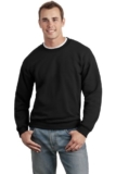 Gildan Activewear Crewneck Sweatshirt, L, BLACK