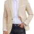 Champagne Blazer for Men Western Sport Coats for Men Champagne Casual Men’s Blazer Jacket Slim Fit Sport Coats for Men Wedding Prom
