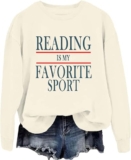Reading Is My Favorite Sport Sweatshirt, Reading Is My Favorite Sport Shirt, For Men Women Khaki